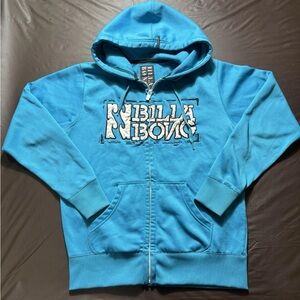 Billabong Blue Zip-Up Hoodie Jacket